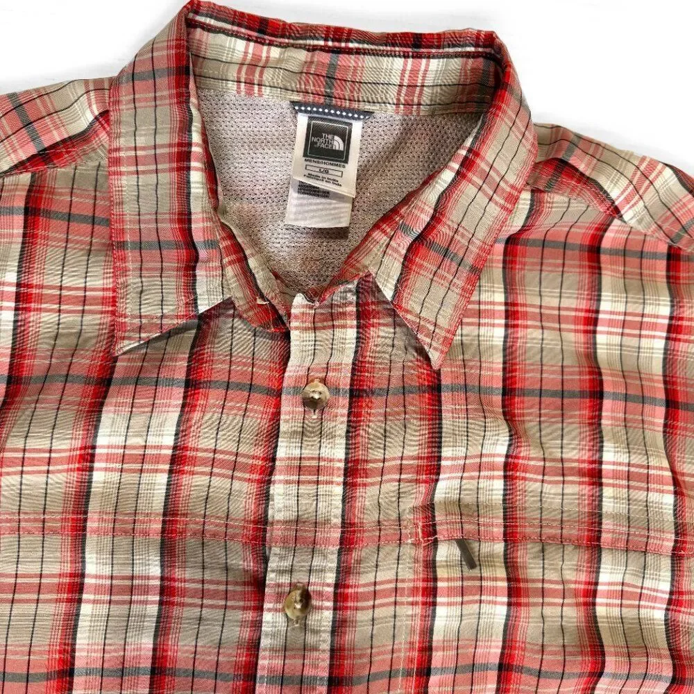 North Face Plaid Button Down Shirt